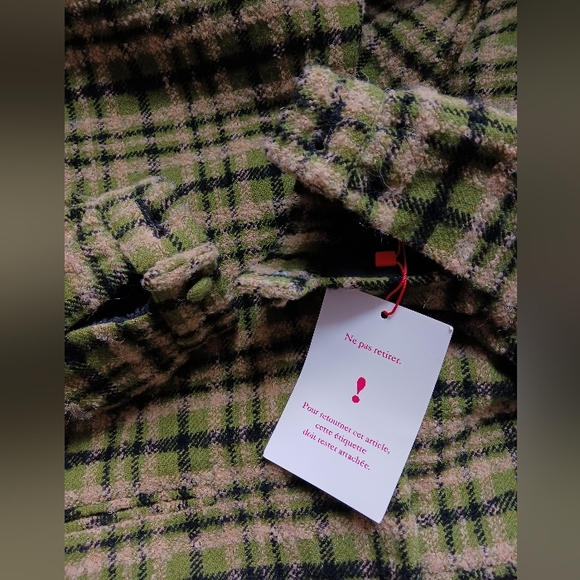 NWOT ROUJE wool Blended Jacket Size 34 - Picture 10 of 10